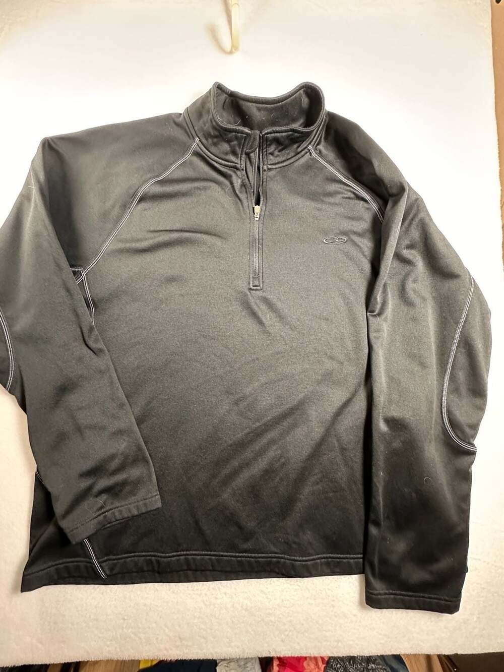 C9 by Champion Men's Black 1/4 Quarter Zip Pullover Jacket Size XL